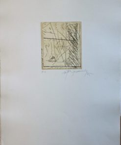 Albert Rafols Casamada - "Taula-7" grabado punta seca