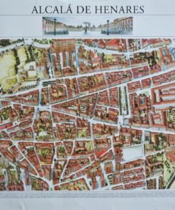 Alcalá de Henares - "Plano ciudad" cartel promoción turística