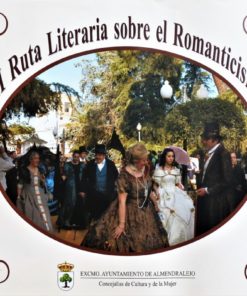 Almendralejo, Rutas literarias sobre el Romanticismo, cartel promoción turística