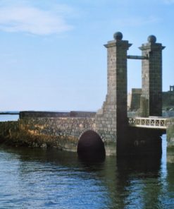 Arrecife, Lanzarote - "Puente de las Bolas" cartel promoción turística