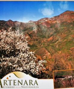 Artenara, Gran Canaria - "Cumbre de la naturaleza" cartel promoción turística