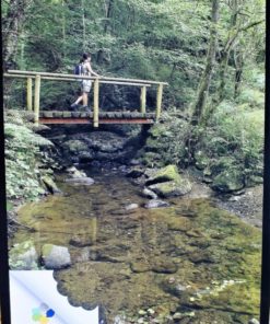Asturias, Bimenes - "Ruta de los Molinos" cartel promoción turística