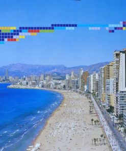 Benidorm, Alicante - "Llevant" cartel promoción turística