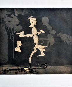 Jorge Castillo - "Ofrenda" grabado carborundum