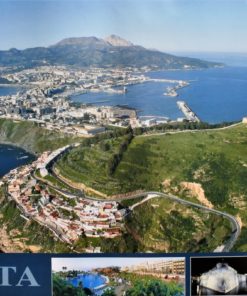 Ceuta - "Vista general" cartel promoción turística