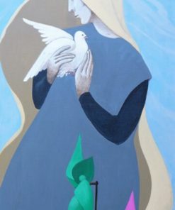 Manuel de las Casas - "Aire, serie los elementos" pintura oleo sobre lienzo