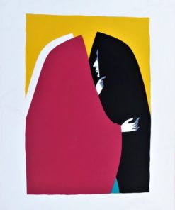 Manuel de las Casas - "Conversación" serigrafia