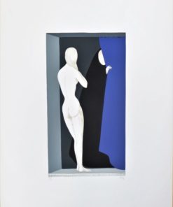 Manuel de las Casas - "La puerta" serigrafia