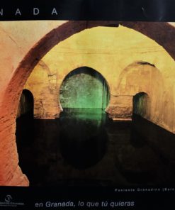 Granada - "Poniente granadino, Balneario de Alhama de Granada" cartel promoción turística