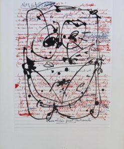Antonio Saura - "1936..." litografía