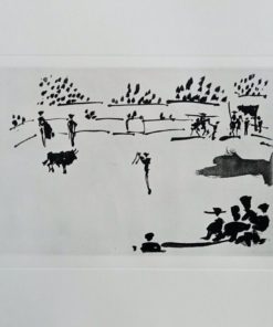 Pablo Picasso - "La Tauromaquia, Citando a banderillas" edición facsimil