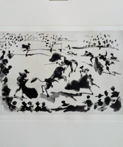 Pablo Picasso - "La Tauromaquia, La cogida" edición facsimil