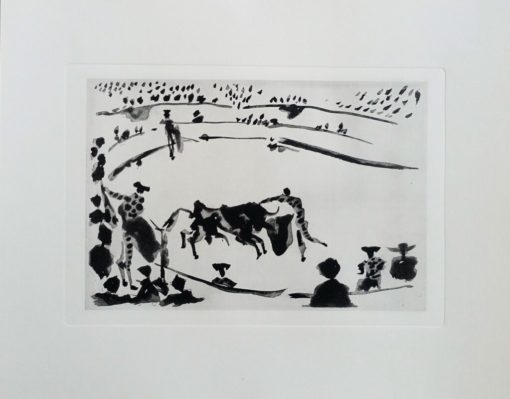 Pablo Picasso - "La Tauromaquia, La estocada" edición facsimil
