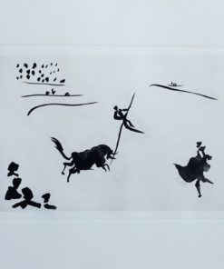 Pablo Picasso - "La Tauromaquia, Salto con la garrocha" edición facsimil