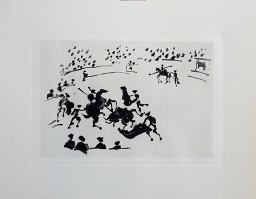 Pablo Picasso - "La Tauromaquia, Suerte de varas" edición facsimil