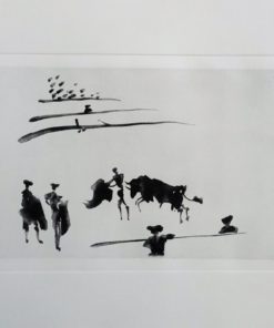 Pablo Picasso - "La Tauromaquia, Toreando a la verónica" edición facsimil