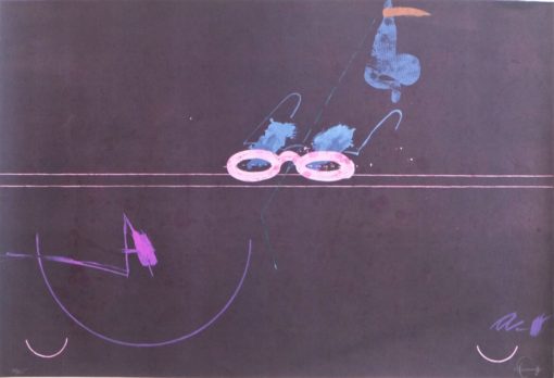 Joan Pere Viladecans - "Ulleres 1973" litografia