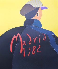 Eduardo Arroyo - "Copa del mundo España 82" cartel litográfico original