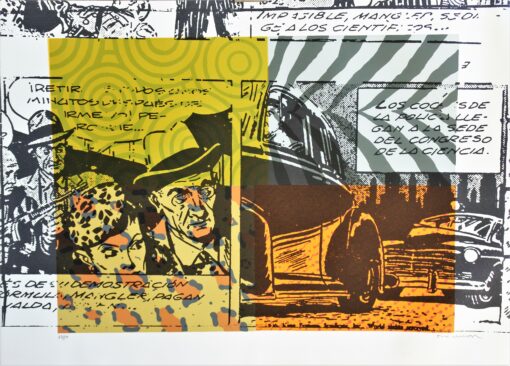 Fernando Bellver - "Comic II" serigrafia