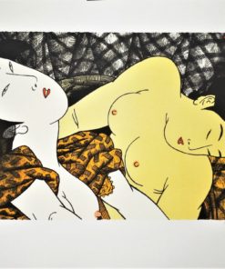 Fernando Bellver - "I love Tokyo, Dúo" litografia