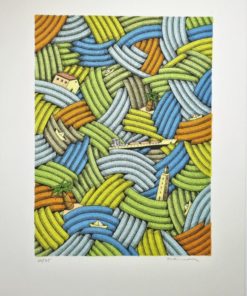 Fernando Bellver - "Marejada" litografía