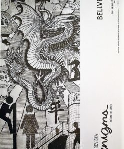 Fernando Bellver - "Revista Enigma # 1" litografía, cartel lanzamiento de la revista Enigma, firmado