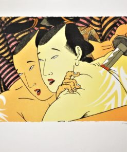 Fernando Bellver - "I love Tokyo, Samurais" litografia