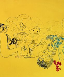 Jorge Castillo - "Escena campestre" grabado aguafuerte