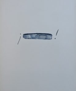 Antoni Tapies 1975 - "Llambrec Material IV" litografia sobre papel estrassa