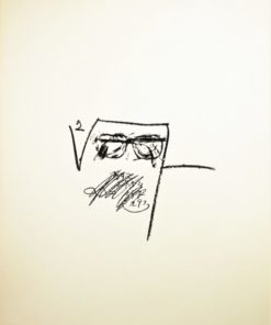 Antoni Tapies 1975 - "Llambrec Material VI" litografia sobre papel estrassa