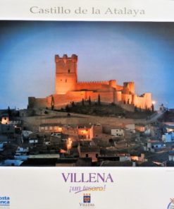 Alicante - "Villena, Castillo de la Atalaya" cartel promoción turística