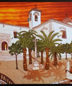 Alicante - "Villena, Santuario de Nuestra Sra. de las Virtudes" cartel promoción turística