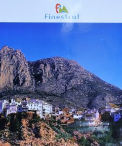 Alicante - "Finestrat, Benidorm, Montaña" cartel promoción turística
