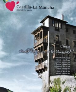 Cuenca - "Ciudad Patrimonio de la Humanidad" cartel promoción turística de Castilla - La Mancha,