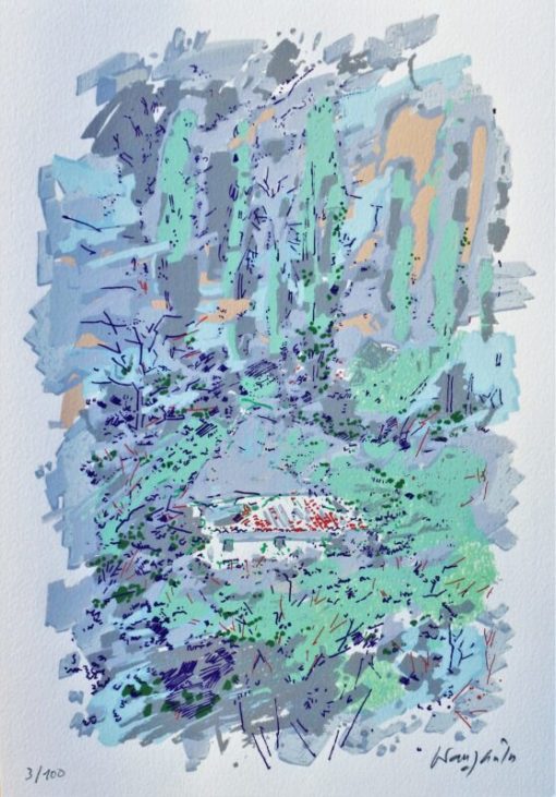 Julián Grau Santos - "Hocinos I" serigrafia
