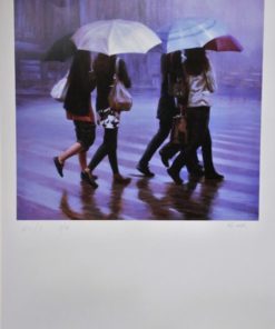 Manuel Terán - "A propòsito de la lluvia" Impresión digital
