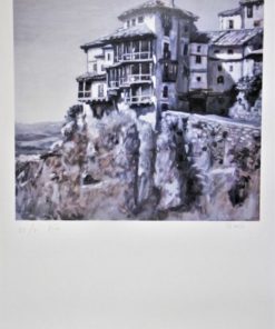 Manuel Terán - "Cuenca, Las casas colgadas" Impresión digital
