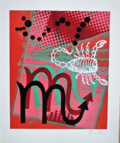 Josep Maria Tharrats - "Serie Zodiac, Escorpión" litografía