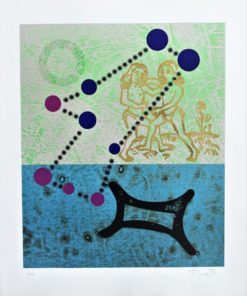 Joan Josep Tharrats - "Serie Zodiac, Geminis" litografia