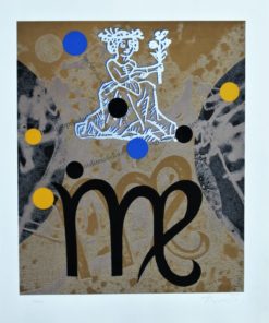 Joan Josep Tharrats - "Serie Zodiac, Virgo" litografía
