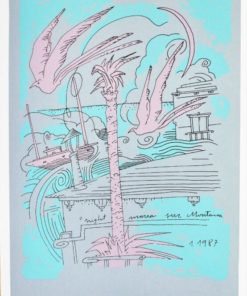 Ceesepe - "Night Marea Sur Montana" serigrafia