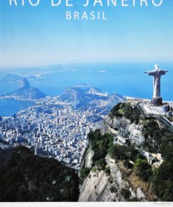 Brasil - "Rio de Janeiro, vista general" cartel promoción turística