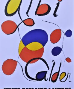 Alexander Calder - "Albi 1971" cartel litográfico original exposición en el Musée Toulouse Lautrec de Albi en 1971
