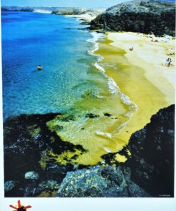 Lanzarote - "Playa del Papagayo" cartel promoción turística