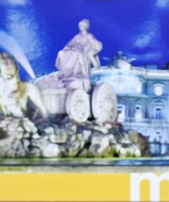 Madrid - "Fuente de la Cibeles" cartel promoción turística
