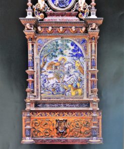 Toledo - "Talavera de la Reina, Retablo de Santiago" cartel promoción turística