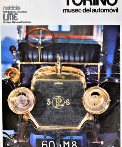 Torino - "Museo del Automovil" cartel promoción turística