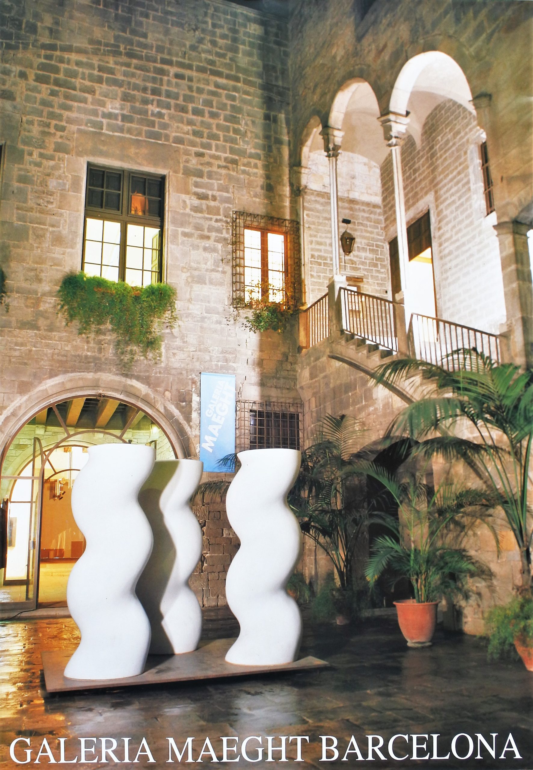 Galeria Maeght Barcelona - "Inauguración" cartel original inauguración de la galeria en 1974