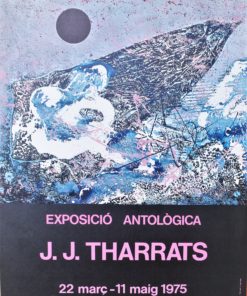 Joan Josep Tharrats - "Exposició Antológica" cartel original exposición Fontana d´Or Girona en 1975