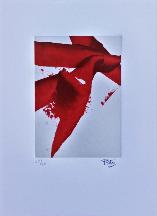 Luis Feito - "Composición # IV" litografia
